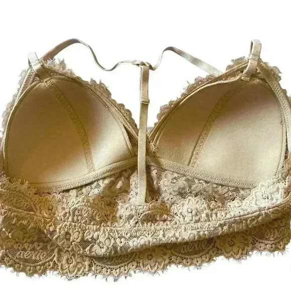 Aerie Racer Back Bralette Lacy Size Small Petite - Picture 7 of 11